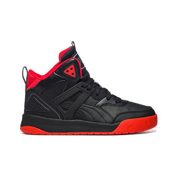 Sneakers alte nere con dettagli rossi Puma Backcourt Mid Jr, Brand, SKU s352500014, Immagine 0